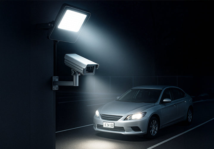 駐車場カメラ用LED照明(使用イメージ)